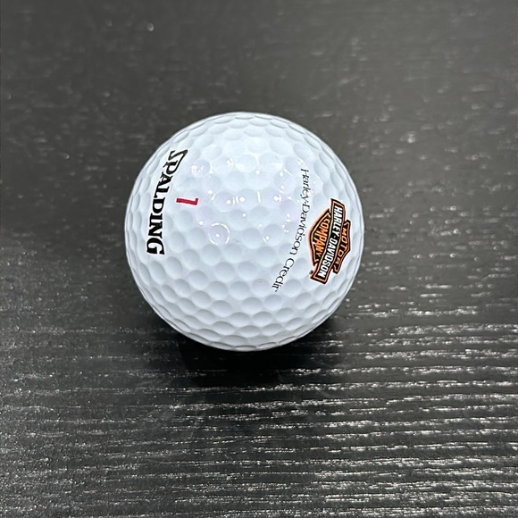 Harley-Davidson Credit Spalding Golf Ball Set of 3 - Picture 2 of 2